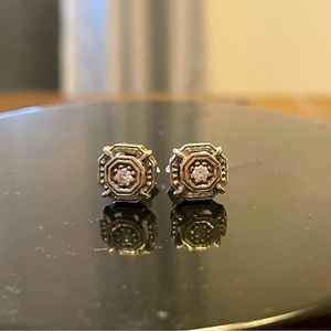 Vintage Style Diamond Earrings